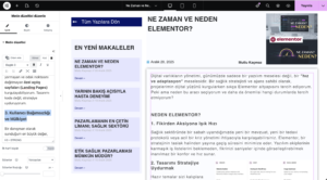 Neden elementor?